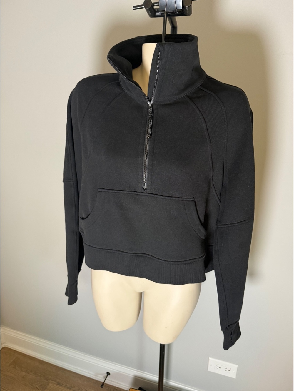 Lululemon Athletica Black Half-Zip Pullover Jacket for Women